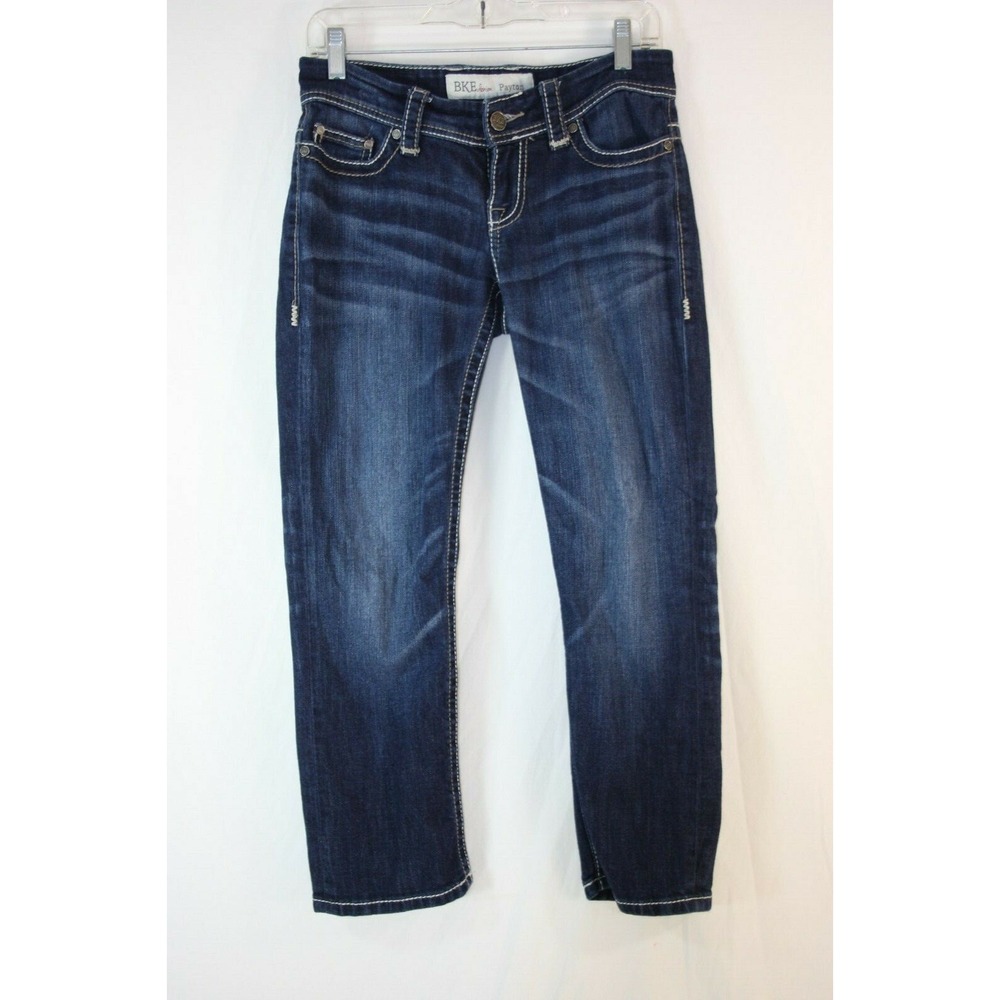BKE Buckle Women's Jeans 29 x 25‎ Blue Flap Pocket Stretch Denim Size 26